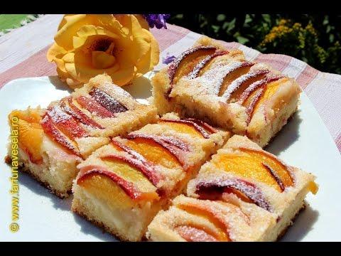 Rețetă desert: Tartă rustică cu piersici(video)
